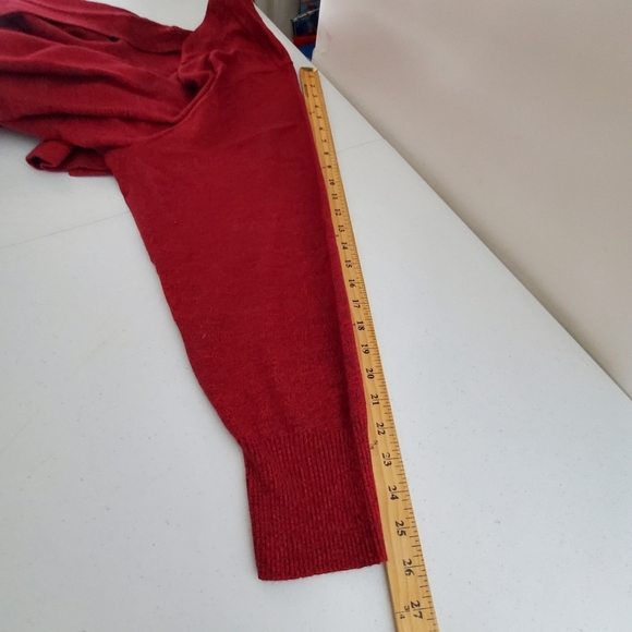 NEW Denim & Co. Marled Long-Line Open Front Cardigan Size 5X Long Sleeve Duster - Picture 9 of 13